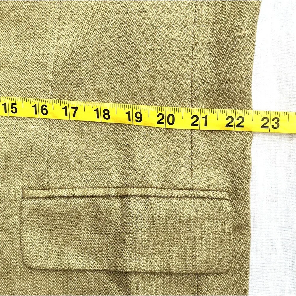 Polo University Club Lauren Sport Coat Vtg Silk Wool Linen 3 Btn 44 Tan Canada